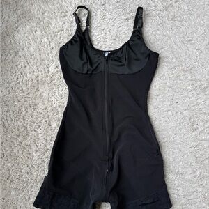 Black Shapewear Full Bodysuit with Adjustable Straps